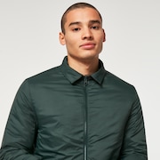 Alpine Plaid Reversible Jacket - Hunter Green