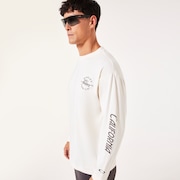 En New Retro L/S Tee Fhr 1.7 - Arctic White