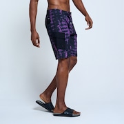 Jellyfish Printed Boardshorts - Radiant Orchid