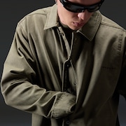 Echo Mod Overshirt - Deep Olive