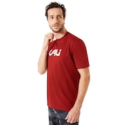 Cali Big Logo Short Sleeve - Iron Red