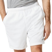 Enhance Slant Double Cloth Shorts 7Inch - White