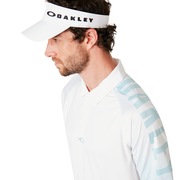 Graphic Logo Sleeves Polo - White