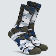 All Over Camo Socks - B1B Camo Blue/Gray