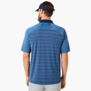 Polo Shirt Short Sleeve Back Striped - Ensign Blue
