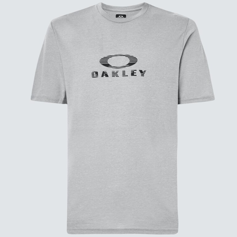 Striped Bark Tee - Stone Gray