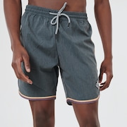 Bermuda Para Água Masc Mod Linear Threads Trunk Shorts - Blackout