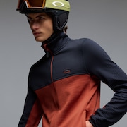 Canopy Full Zip Sweatshirt - Blackout/Flame Red