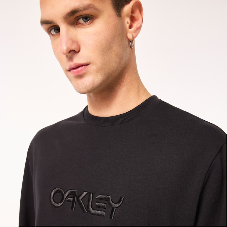 Embroidered B1B Crew Sweatshirt - Blackout