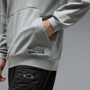 Striking Matelasse Hoodie - New Athletic Grey