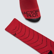 Factory Pilot Mtb Crew Sock - Red Line
