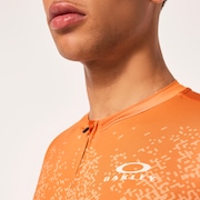 Endurance Dazzle Camo Jersey - Orange/Green Pixel Pt