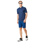 Ergonomic Evolution Polo Short Sleeve - Dark Blue Medium Heather