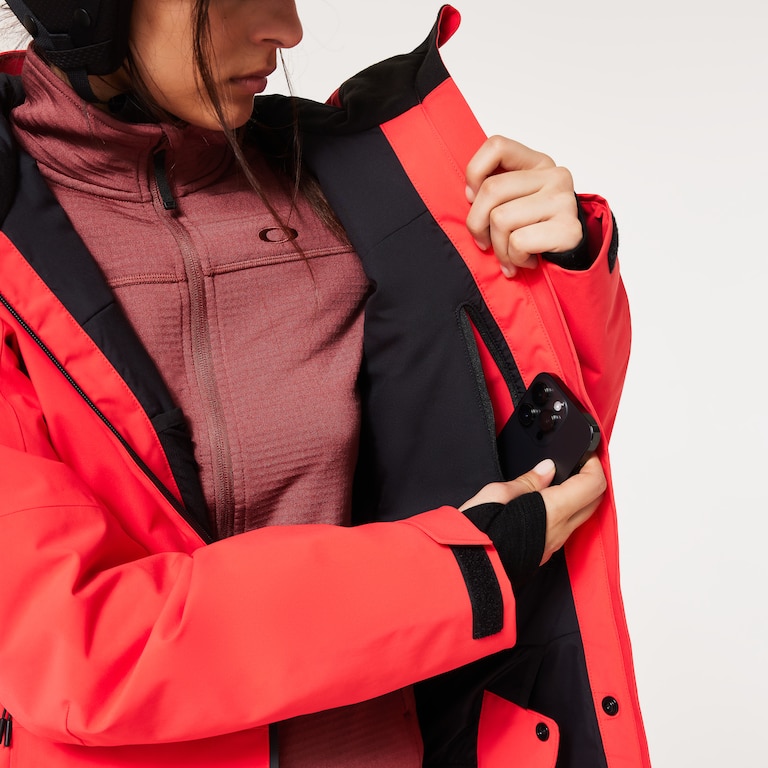 W. Canopy Insulated Jacket - Hibiscus Red
