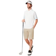 Graphic Logo Sleeves Polo - White