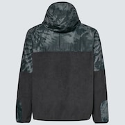 Wanderlust Fz Hoodie - Black/Mountain Td Print