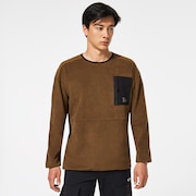 Enhance Fgl Micro Fleece Crew 1.0 - Surplus Green