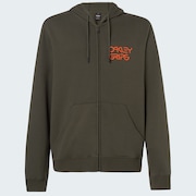 O-Grip Logo Fz Hoodie - New Dark Brush