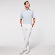 Contender Stripe Polo - Light Blue Breeze