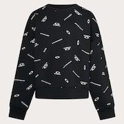 Ytr Qd Fleece Crew 9.0 - Black Print