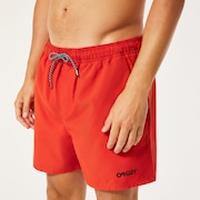 Beach Volley 16" Beachshort - Flame Red