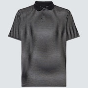 Oakley Jacquard Stripe Polo - Blackout