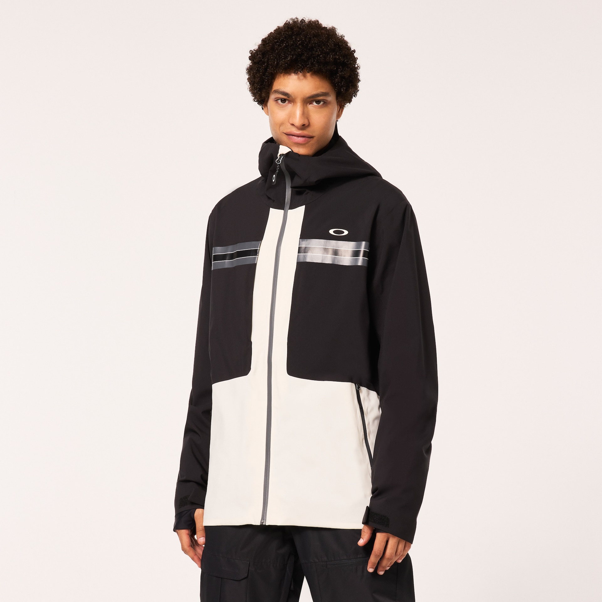 Oakley Tc Reduct Earth Shell Jacket in Arctic White/Blackout