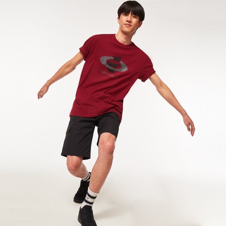 Gear Static Icon Tee - Iron Red