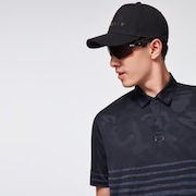 Camo Stripes Polo - Blackout