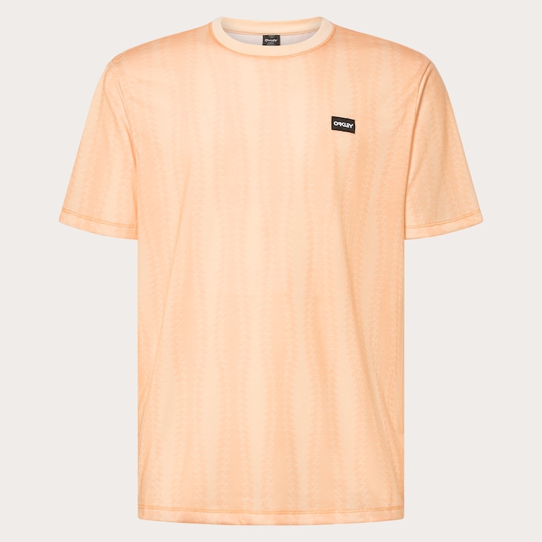 Vertical Sets Tee - Orange Zig-Zag Print