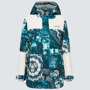 Tc Aurora Rc Insulated Jacket - Green Bandana Pt/White