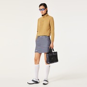 Elevate Twisted Pleats Skirt - Blue Tar