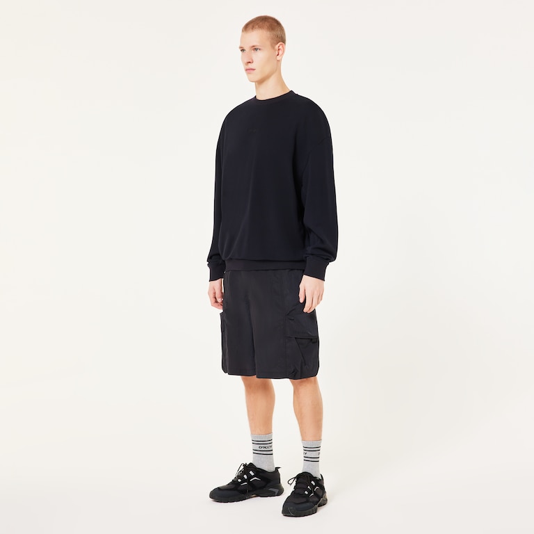 B1B Repeated Crewneck Sweatshirt - Blackout