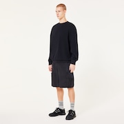 B1B Repeated Crewneck Sweatshirt - Blackout