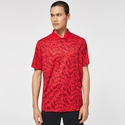 Oakley Freestyle Print Rc Polo - Red Line