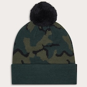 Printed Pom Beanie - B1B Camo Hunter