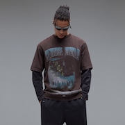 Reverse World Tee - Pitch Black