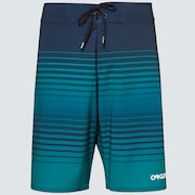 Fade Out 21" Rc Boardshort - Green/Fathom Stripes