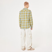90s Plaid LS Shirt - Pacific/Mist/Sulfid Check