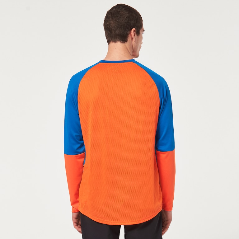 Factory Pilot Mtb LS Jersey - Scarlet Ibis