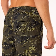 Camo H2O Rc 18" Beachshort - Tiger Mountain Camo Green