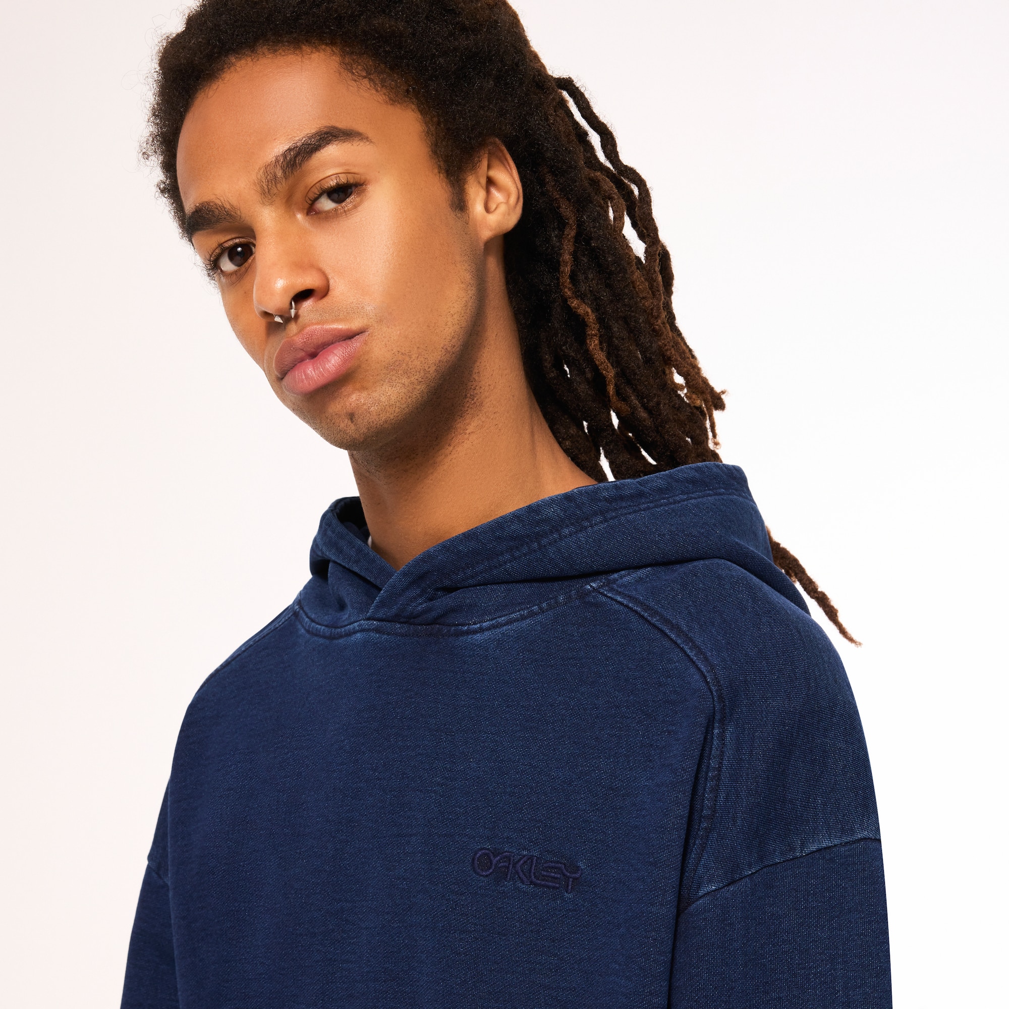 Oakley Indigo Side Zip Hoodie in Blue Indigo | Oakley® US
