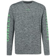 3 Rd-G O Fit Long Sleeve Tee 2.7 - Dark Gray Heather