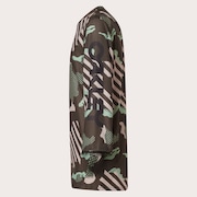 Ride Free LS Jersey - Green Stripe/Grip Camo