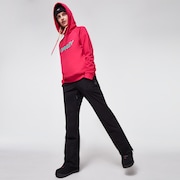 TNP Women's DWR Fleece Hoody - Rubine Red