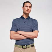 Oakley Jacquard Stripe Polo - Poseidon