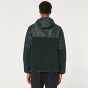 Wanderlust Fz Hoodie - Green/Mountain Td Print