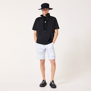 Skull Spotted Jacquard Mock - Pitch Black