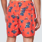 Toucan Tropics 16 Beach Short - Toucan Magma Orange