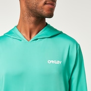 Rainbow Rc Hooded Rushguard - Mint Green